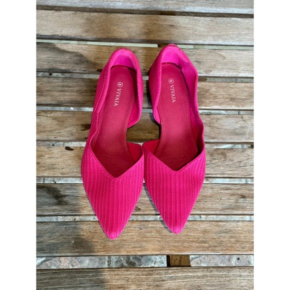 Vivaia Women's Pink Flats - Picture 2 of 8